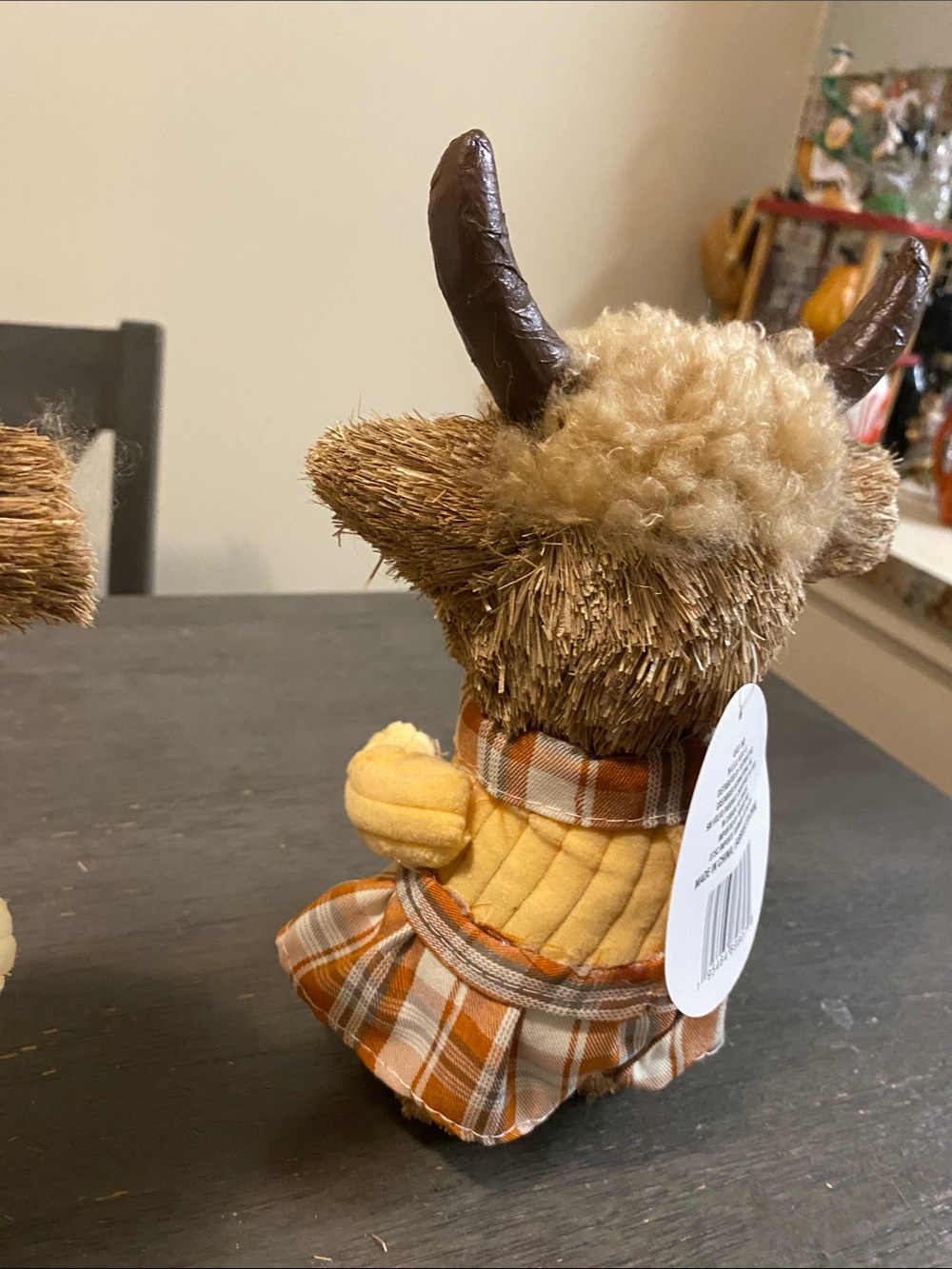 Harvest Rustic Sisal Cow Couple - Picture 12 of 13
